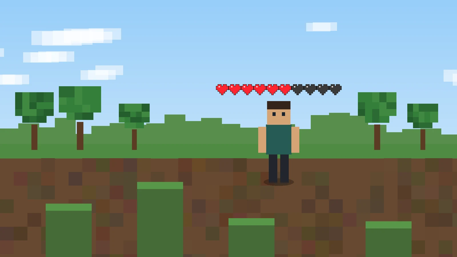 Gameplay-style Player Health Indicator Mod visual related to Player Health Indicator Mod Forge: What the Official Project Actually Supports